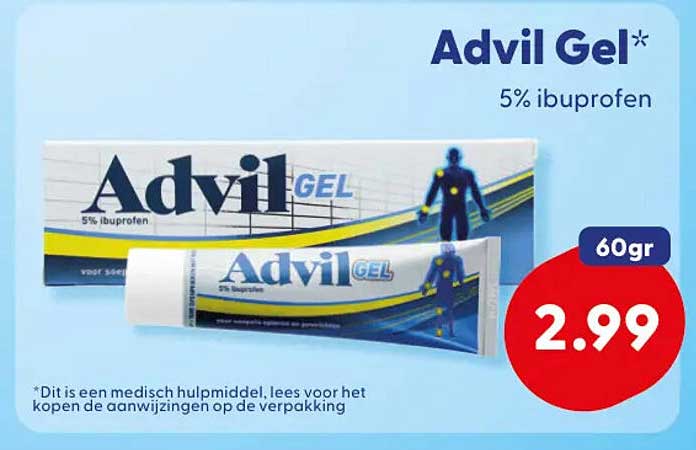 Advil Gel* 5% ibuprofen 60gr