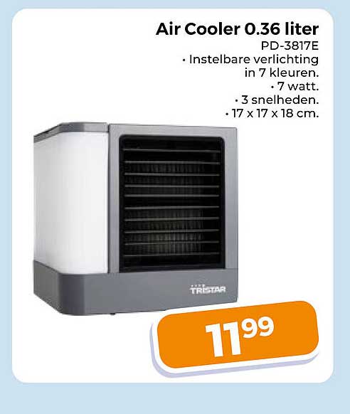 Air Cooler 0.36 liter PD-3817E