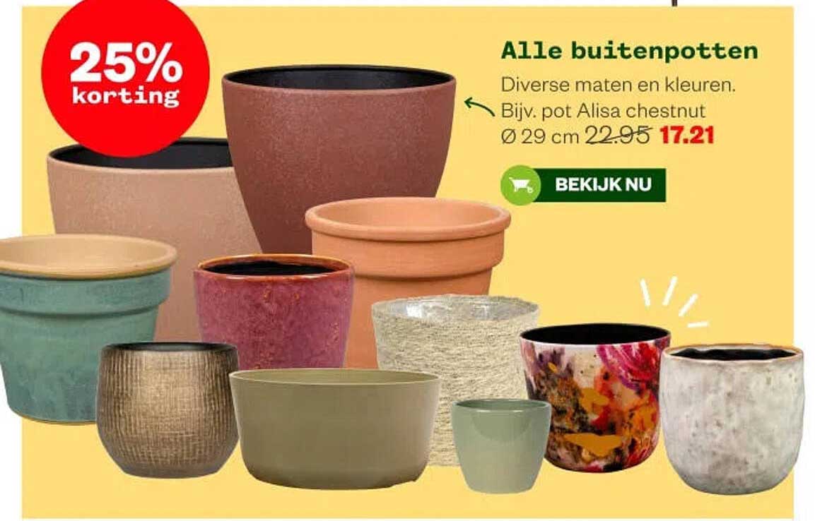 Alle buitenpotten