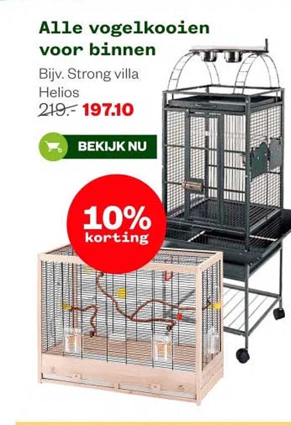 Alle vogelkooien voor binnen
