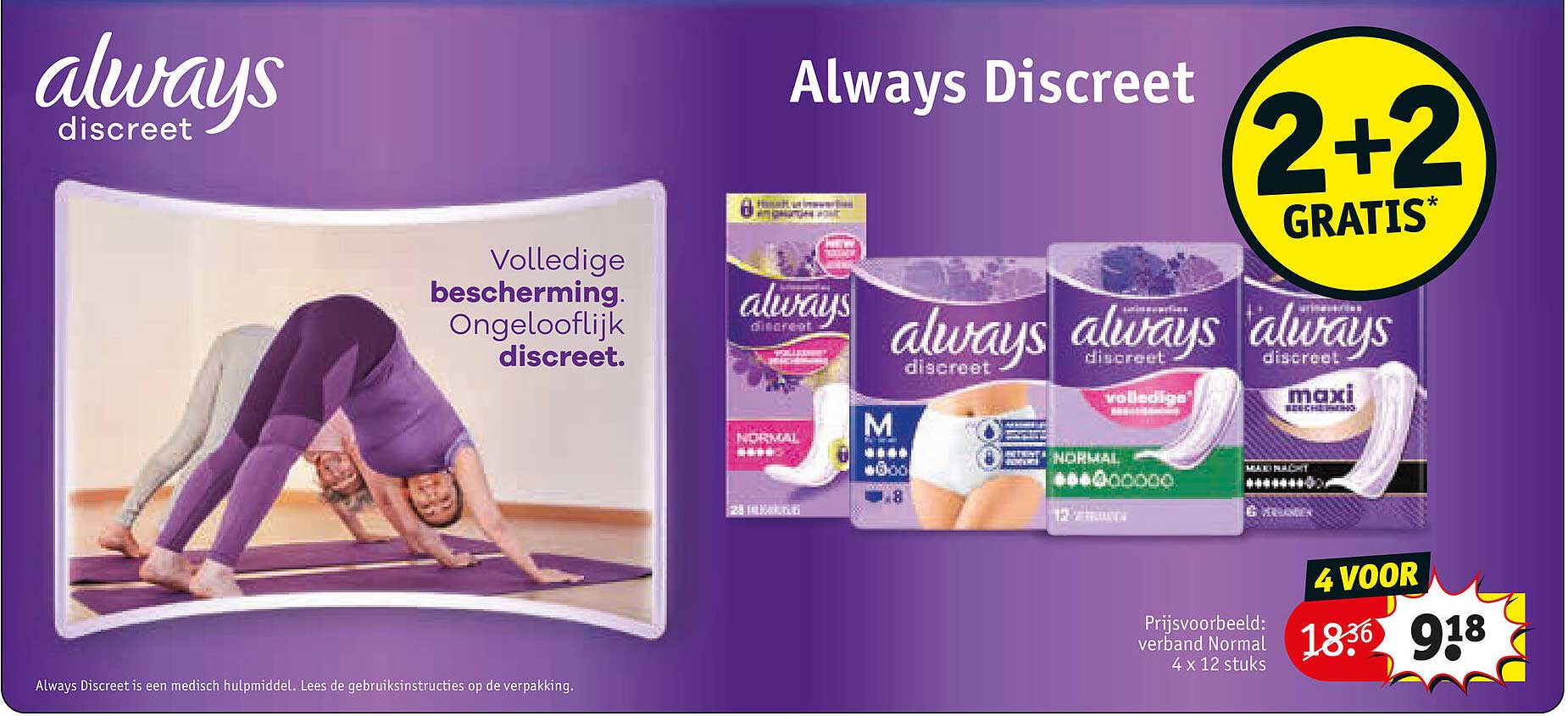 Always Discreet 2+2 gratis