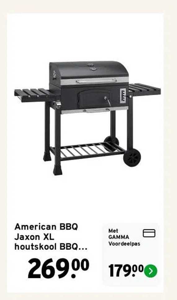 American BBQ Jaxon XL houtskool BBQ