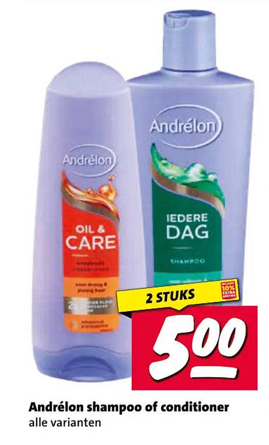 Andrélon shampoo of conditioner alle varianten 2 STUKS