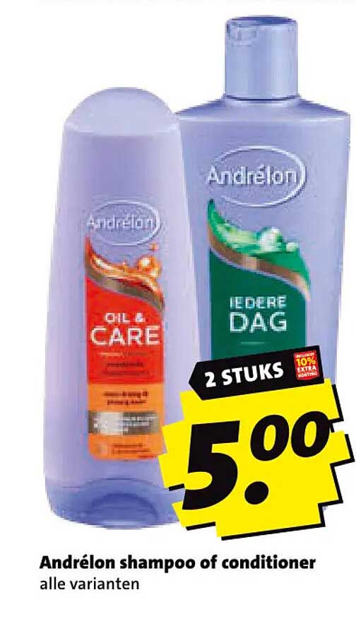 Andrélon shampoo of conditioner alle varianten 2 STUKS