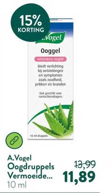 A.Vogel Oogdruppels Vermoede... 10 ml 15% korting