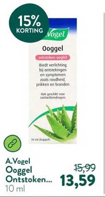 A.Vogel Ooggel Ontstoken... 15% korting