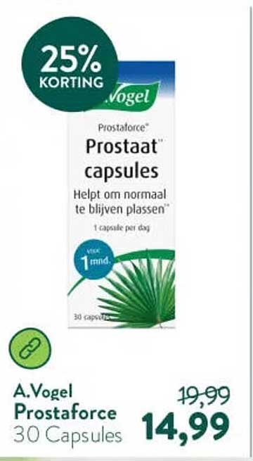 A.Vogel Prostaforce 30 Capsules 25% KORTING