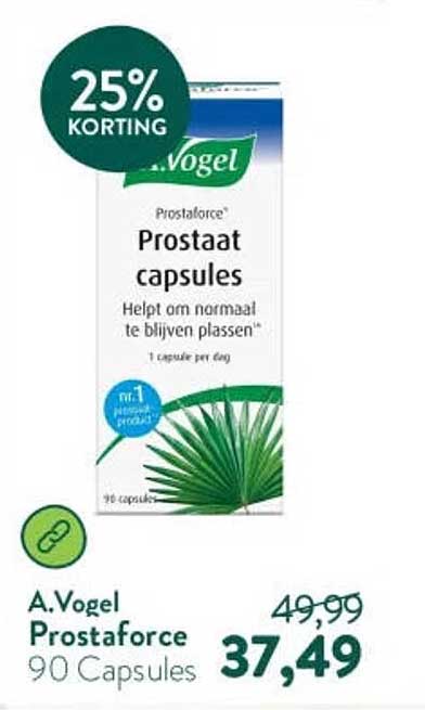 A.Vogel Prostaforce 90 Capsules 25% Korting