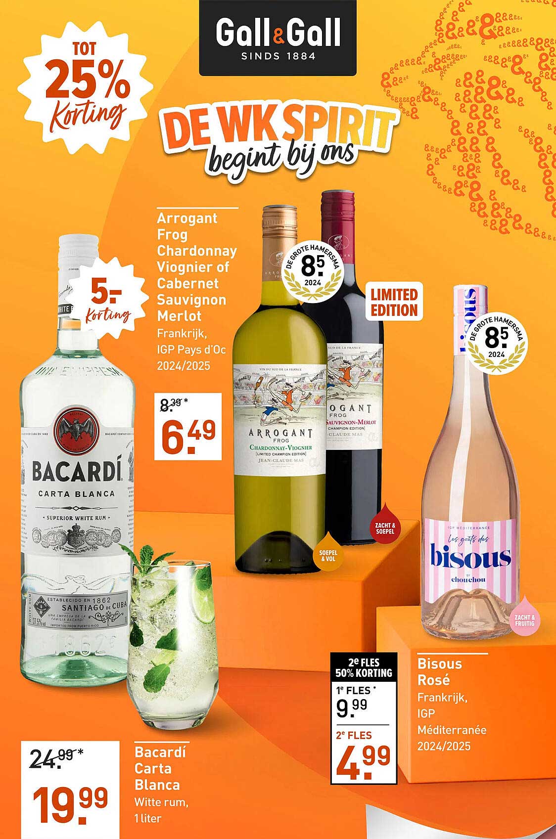 Bacardí Carta Blanca Witte rum, 1 liter