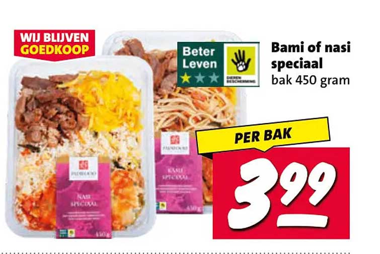 Bami of nasi speciaal bak 450 gram