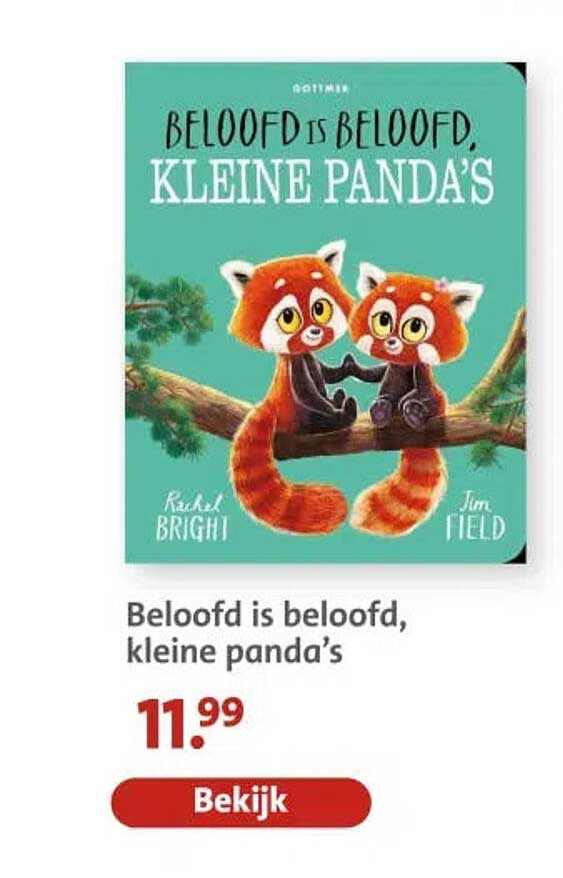 Beloofd is beloofd, kleine panda’s