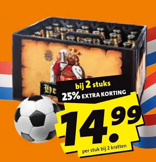 bij 2 stuks 25% EXTRA KORTING
