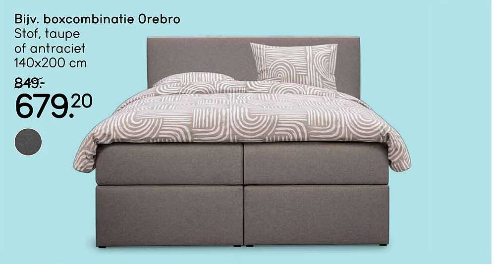 Bijv. boxcombinatie Orebro