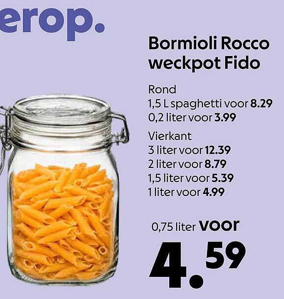 Bormioli Rocco weckpot Fido
