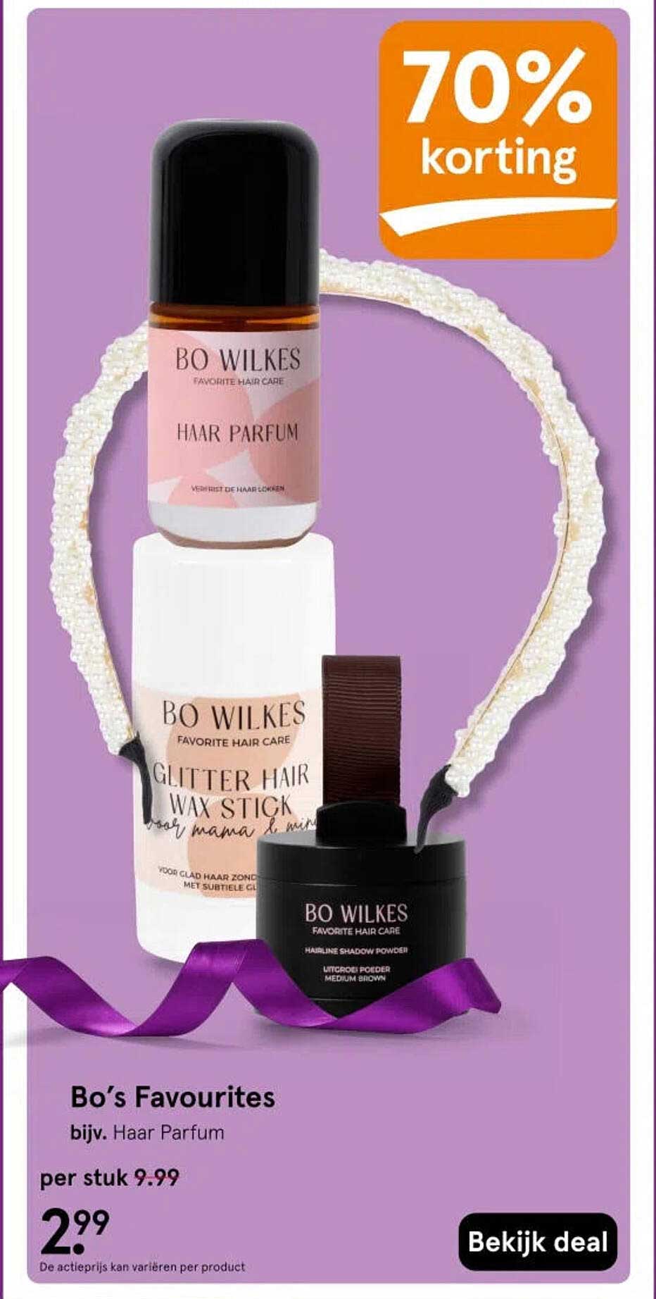 Bo’s Favourites, bijv. Haar Parfum
