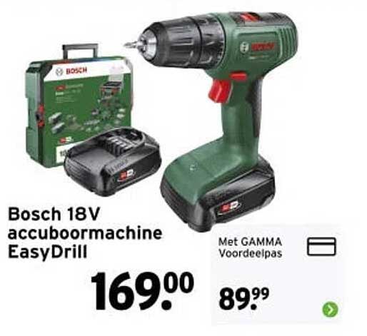 Bosch 18V accuboormachine EasyDrill