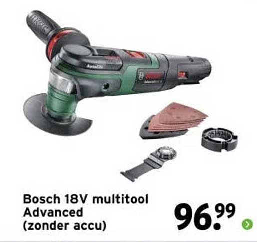 Bosch 18V multitool Advanced (zonder accu)