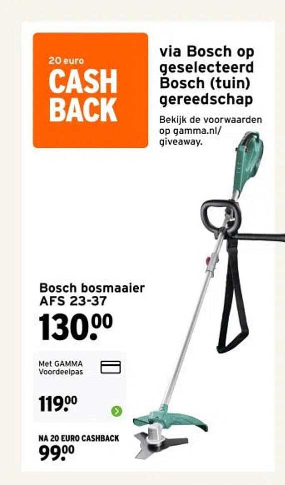 Bosch bosmaaier AFS 23-37 via Bosch op geselecteerd Bosch (tuin) gereedschap