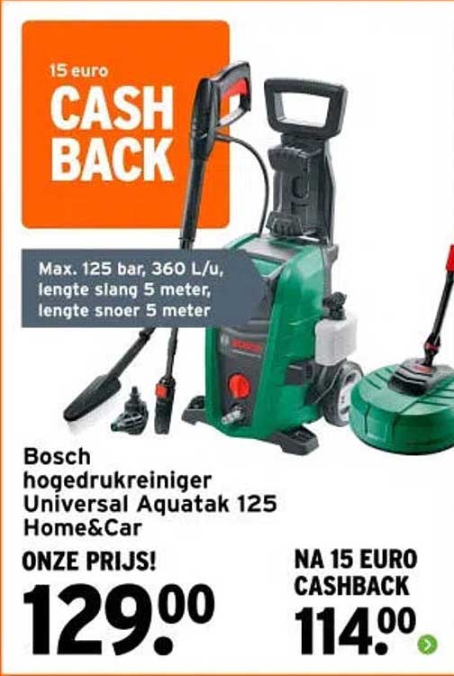 Bosch hogedrukreiniger Universal Aquatak 125 Home&Car