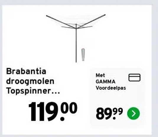 Brabantia droogmolen Topspinner... Met GAMMA Voordeelpas