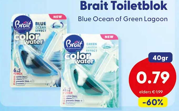 Brait Toiletblok Blue Ocean of Green Lagoon