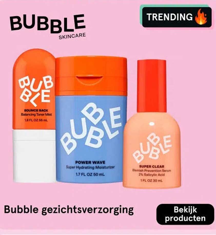 Bubble gezichtsverzorging