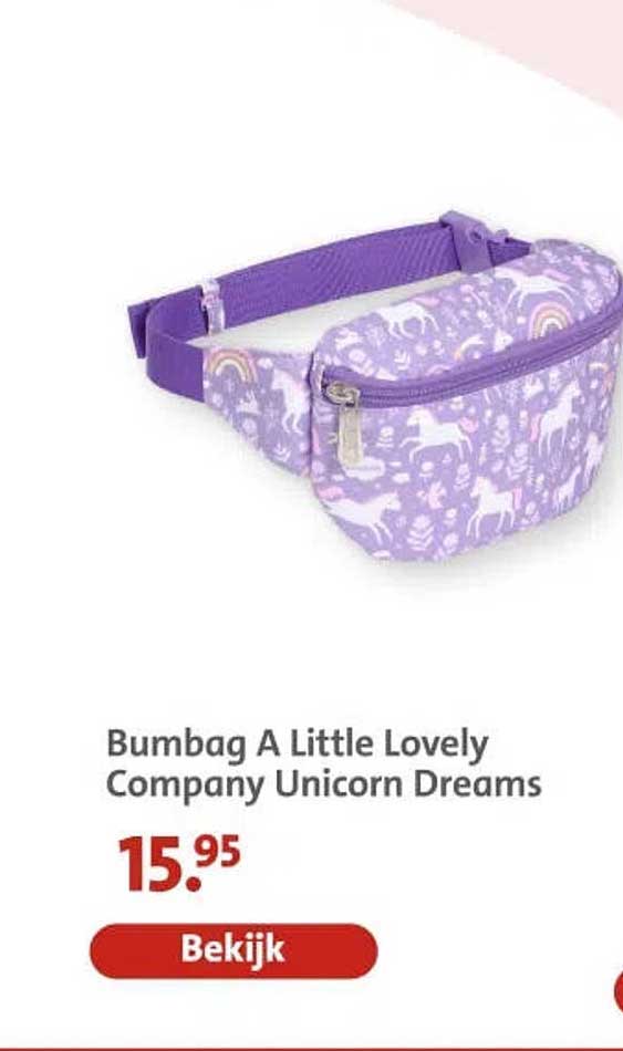 Bumbag A Little Lovely Company Unicorn Dreams