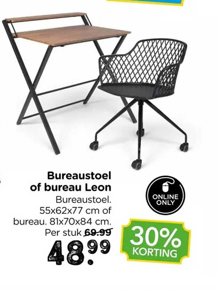Bureaustoel of bureau Leon