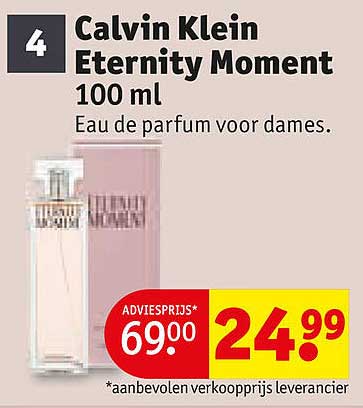 Calvin Klein Eternity Moment 100 ml Eau de parfum voor dames.