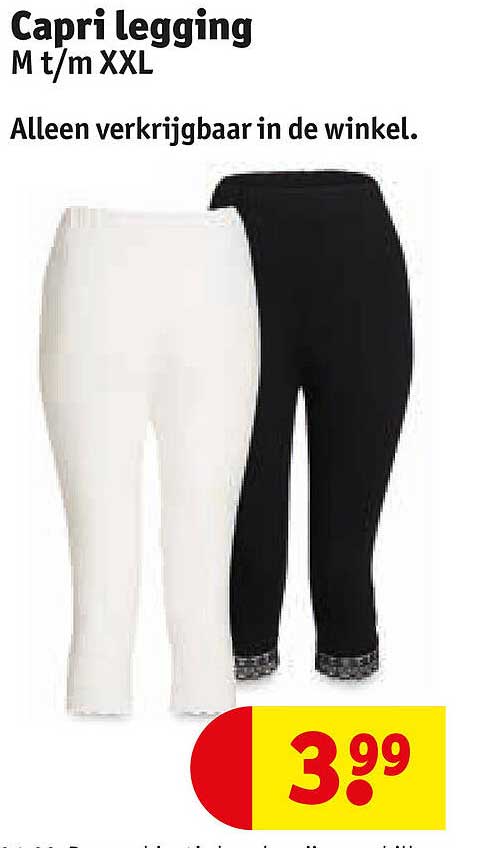 Capri legging M t/m XXL