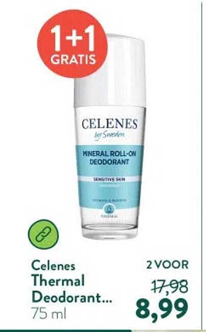Celenes Thermal Deodorant... 1+1 gratis