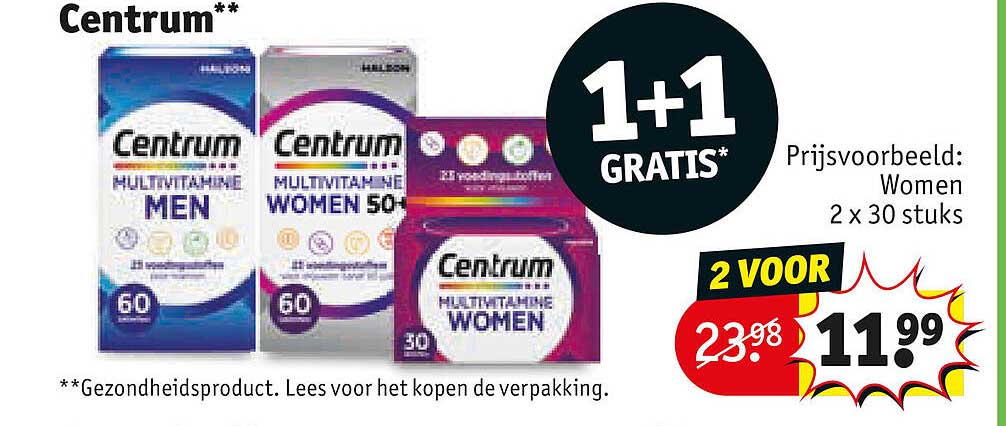 Centrum** 1+1 GRATIS*