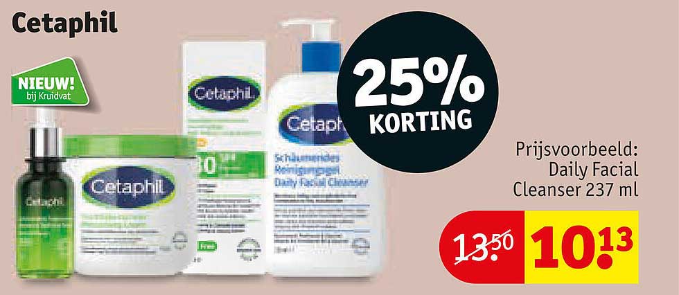 Cetaphil 25% korting