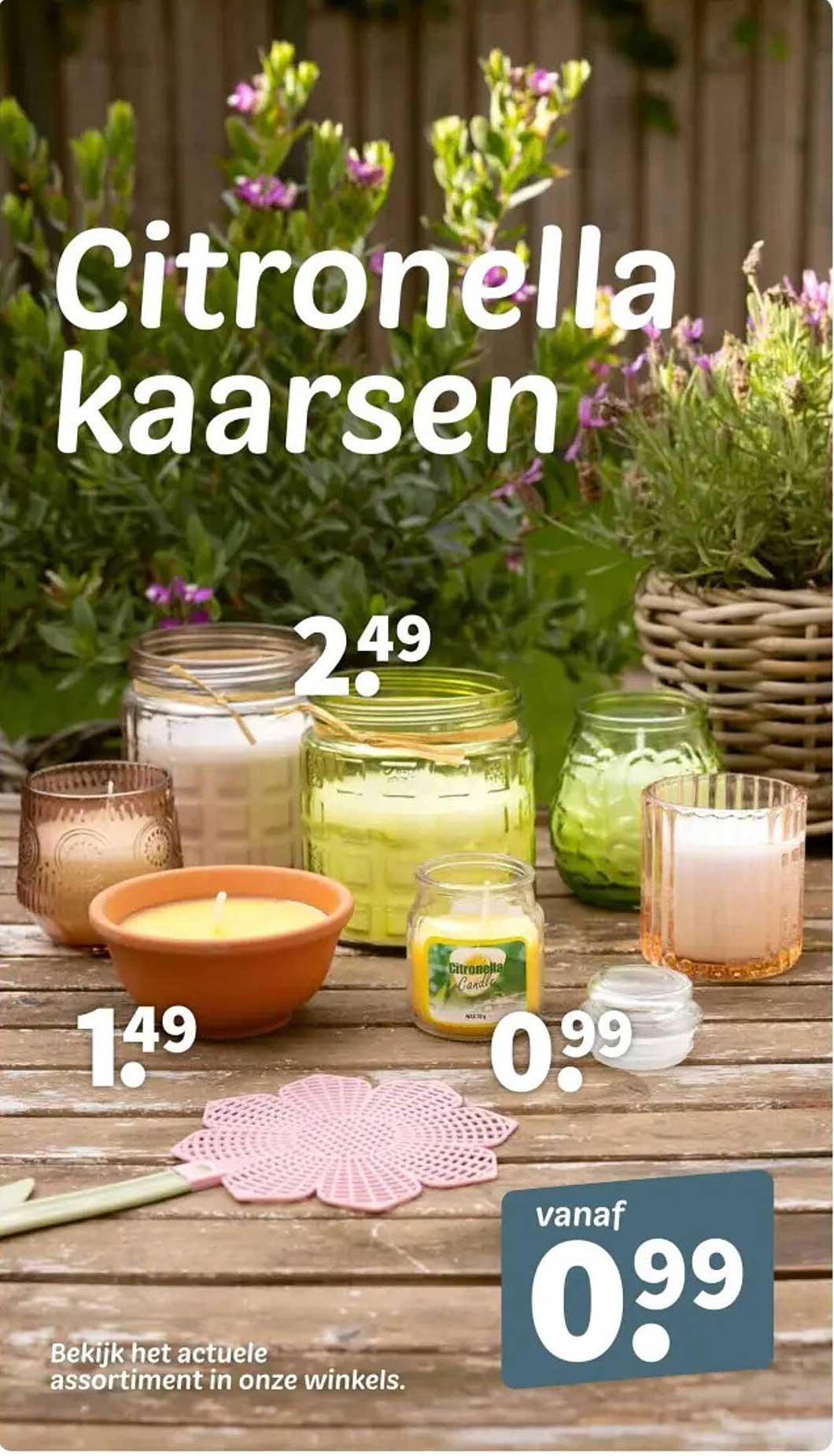 Citronella kaarsen