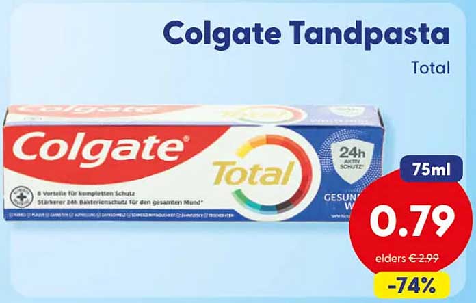 Colgate Tandpasta Total 75ml