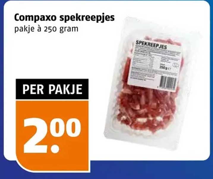 Compaxo spekreepjes pakje à 250 gram