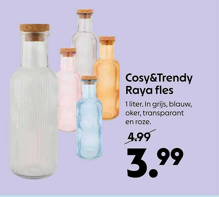 Cosy&Trendy Raya fles
