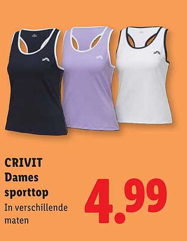 CRIVIT Dames sporttop In verschillende maten