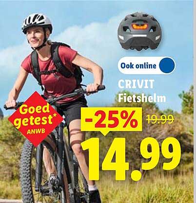 CRIVIT Fietshelm -25%