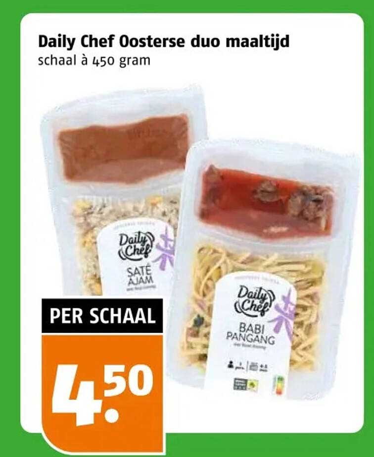 Daily Chef Oosterse duo maaltijd schaal à 450 gram