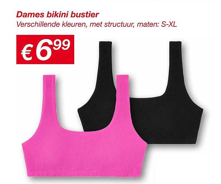 Dames bikini bustier
