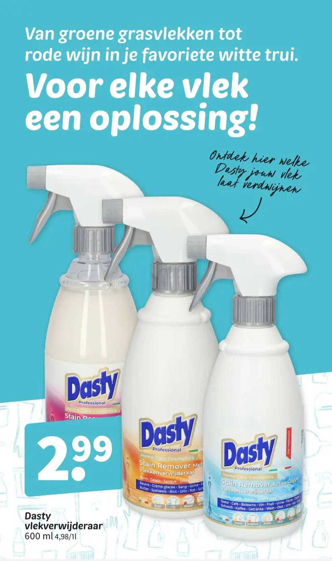 Dasty vlekverwijderaar