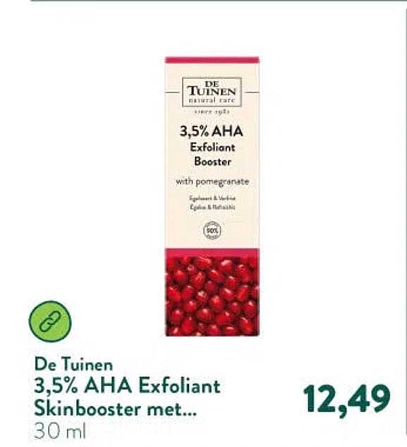 De Tuinen 3,5% AHA Exfoliant Skinbooster met...