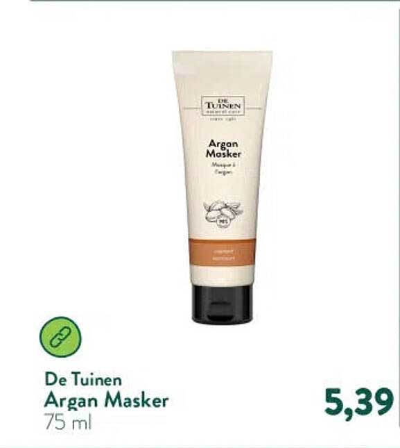 De Tuinen Argan Masker 75 ml