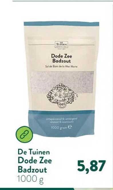 De Tuinen Dode Zee Badzout 1000 g