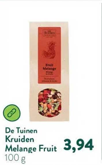 De Tuinen Kruiden Melange Fruit 100 g