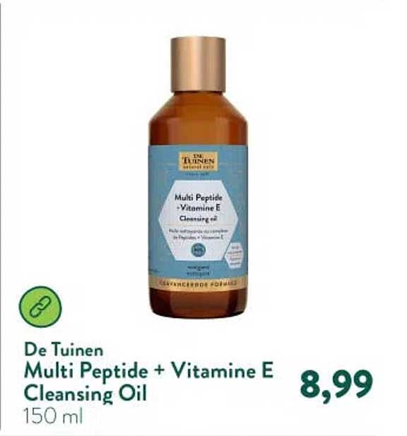 De Tuinen Multi Peptide + Vitamine E Cleansing Oil 150 ml