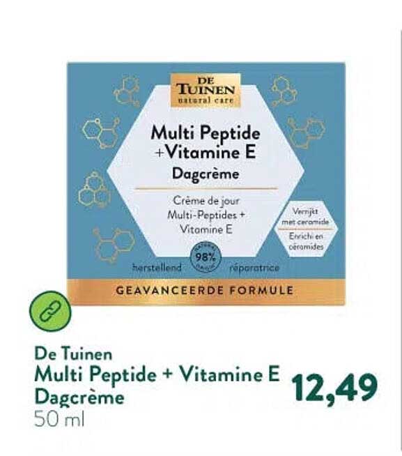 De Tuinen Multi Peptide + Vitamine E Dagcrème
