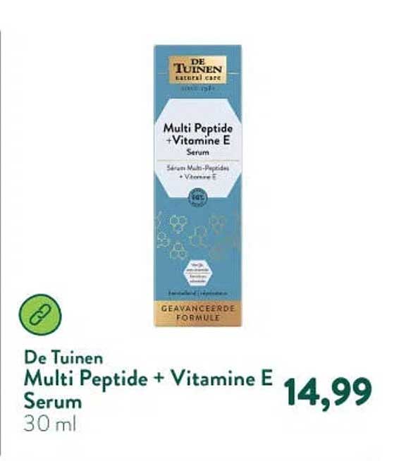 De Tuinen Multi Peptide + Vitamine E Serum 30 ml