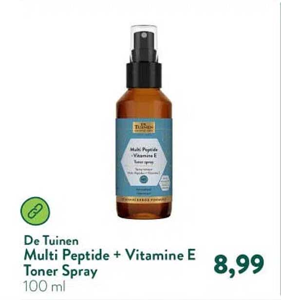 De Tuinen Multi Peptide + Vitamine E Toner Spray